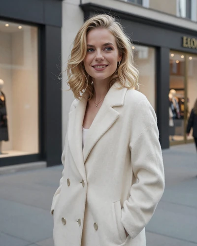 Chloe, 24, blonde woman on the Magnificent Mile in Chicago
