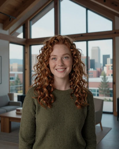 Lauren, 27, from LoHi Denver, in a modern mountain loft