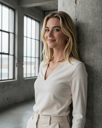 Brooke, 28, from Houston in a modern loft space