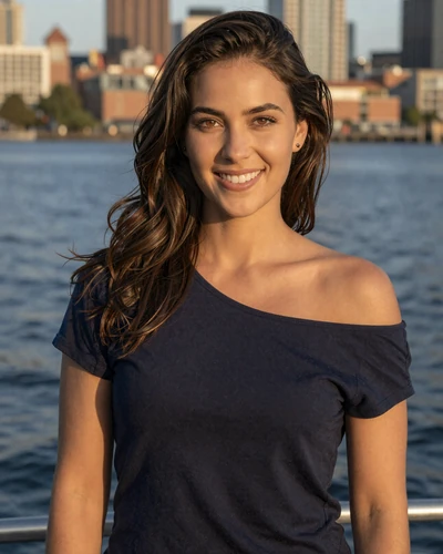 Sofia, 26, a sugar baby from Bellevue on a boat on Lake Union