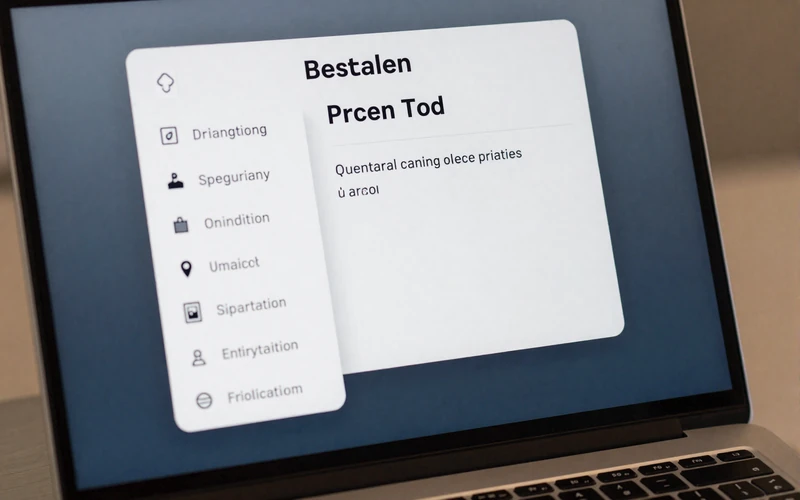 Laptop screen displaying privacy settings interface