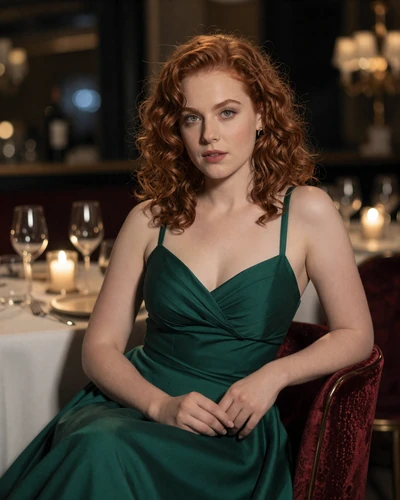 Valentina, 28, redhead woman at a high-end Las Vegas restaurant