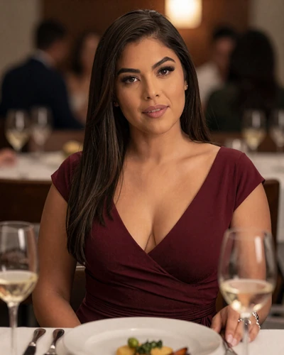 Valeria, 26, from Houston at an upscale steakhouse